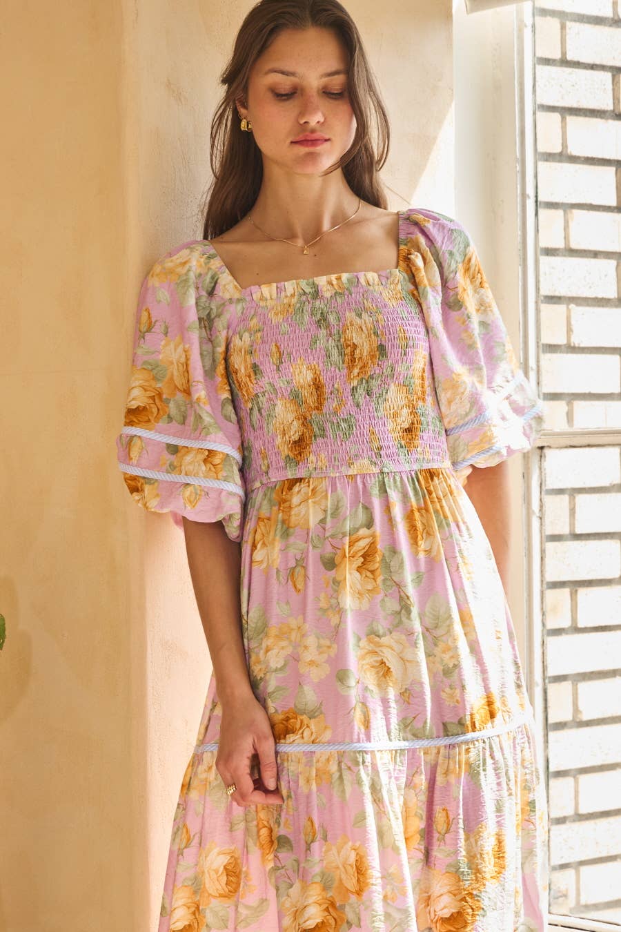 Floral Printed Maxi Dress [Pre-order April 15]