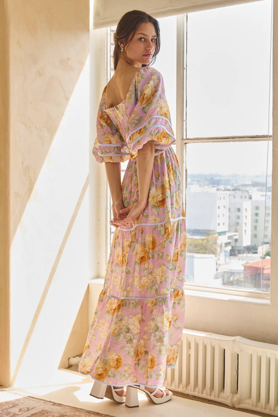 Floral Printed Maxi Dress [Pre-order April 15]