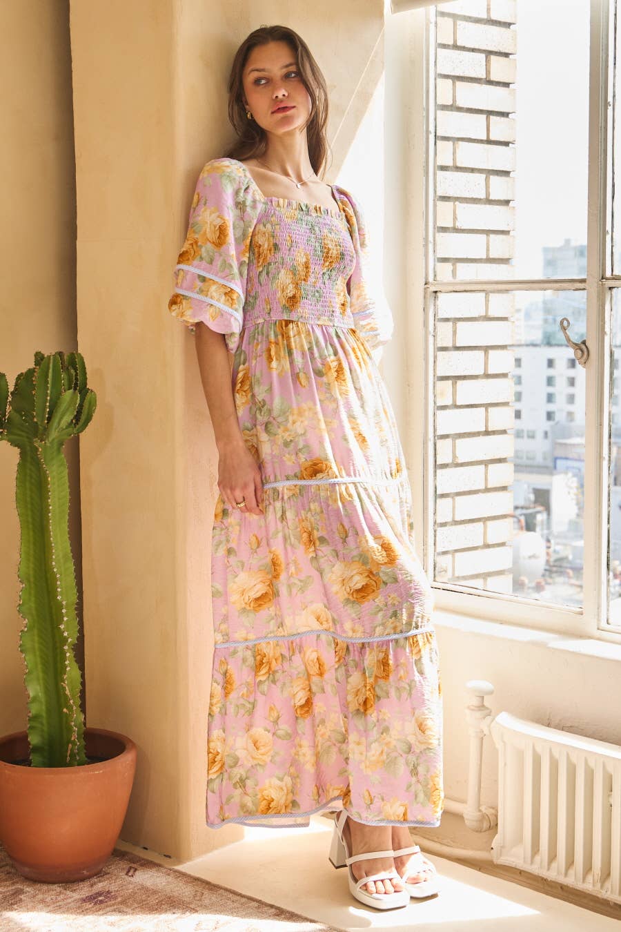 Floral Printed Maxi Dress [Pre-order April 15]