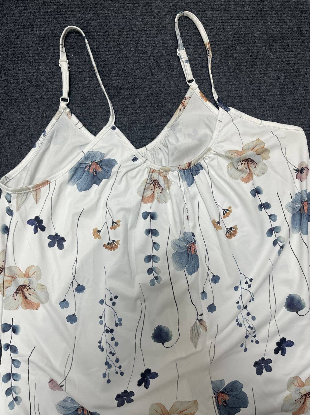 Casual Sleeveless Floral Print Jumpsuit