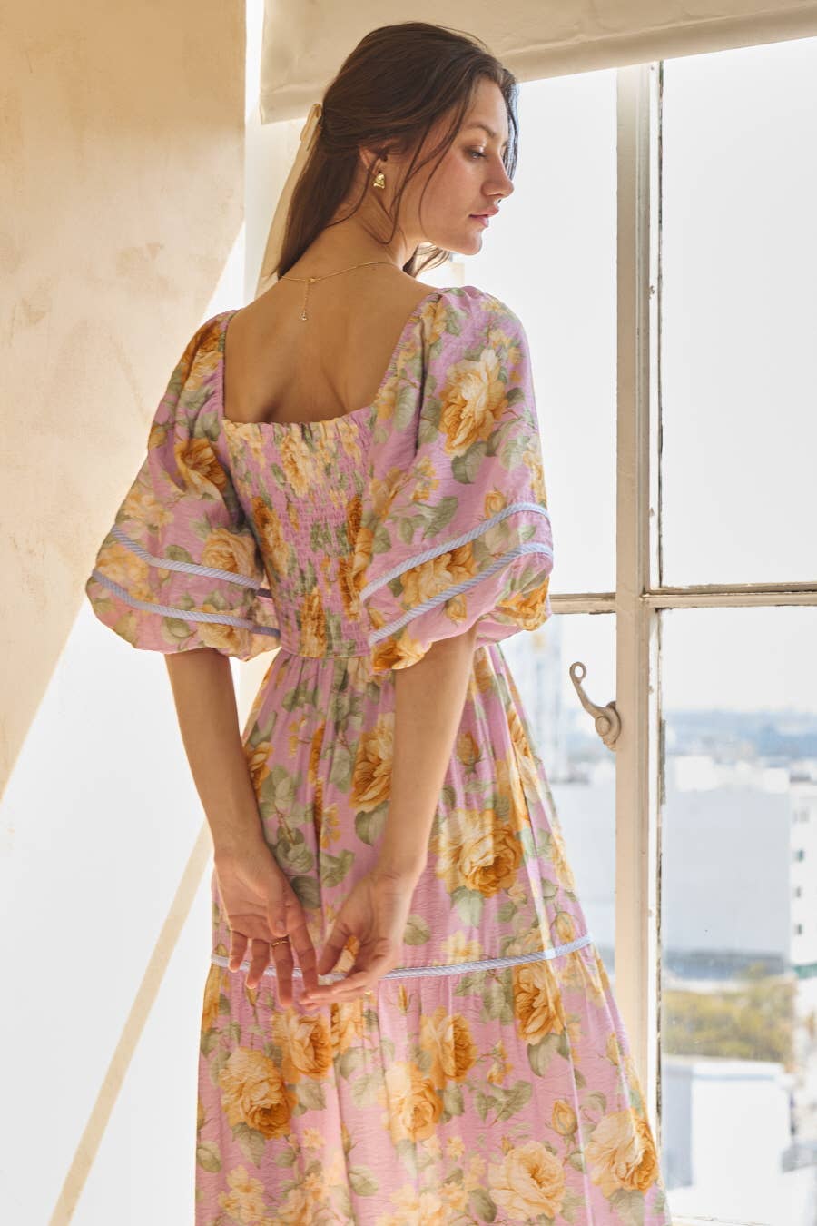 Floral Printed Maxi Dress [Pre-order April 15]