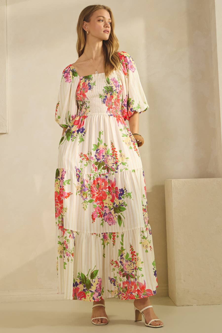 Floral Printed Maxi Dress [Pre-order April 15]