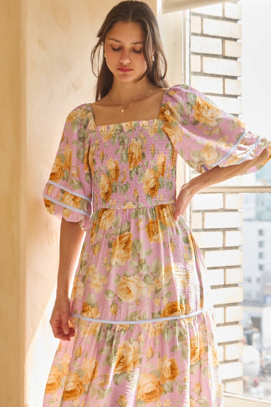 Floral Printed Maxi Dress [Pre-order April 15]